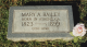 1899: Mary A. Baily Grave Marker